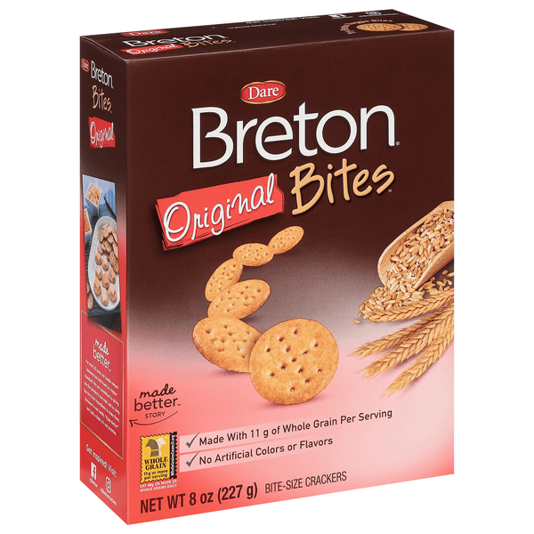 Dare Breton Minis Original Bite-Size Crackers