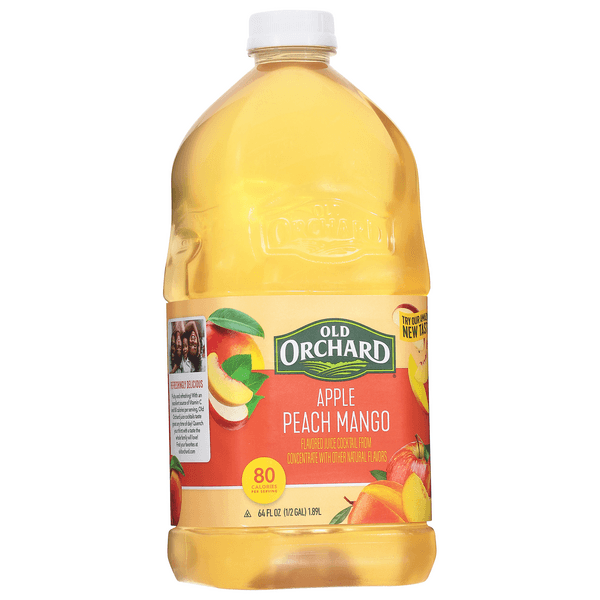 Old Orchard Apple Passion Mango Juice Cocktail