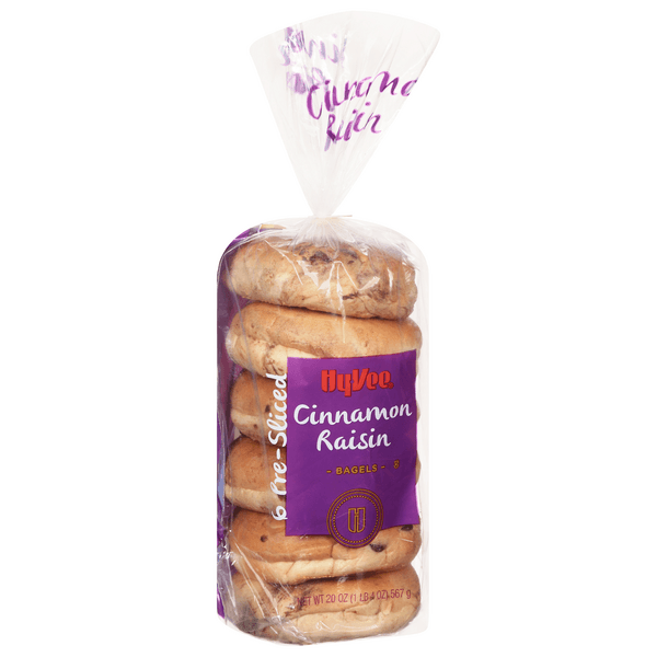 Hy-Vee Cinnamon Raisin Bagels