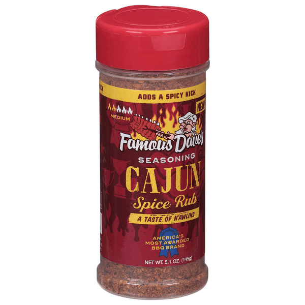 Famous Dave'S Medium Cajun Spice Rub Seasoning