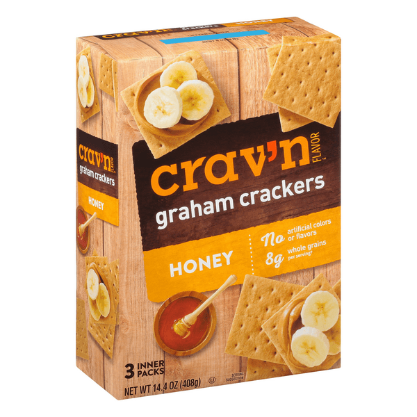 Crav'N Flavor Graham Crackers, Honey