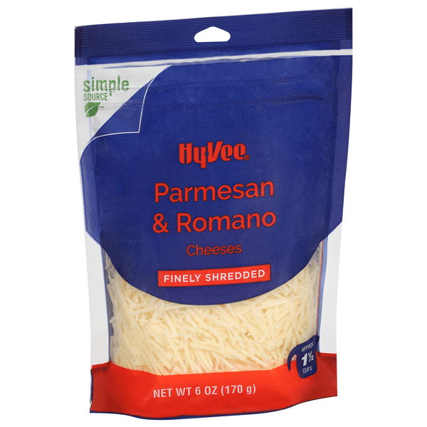Hy-Vee Parmesan & Romano Shredded Cheese