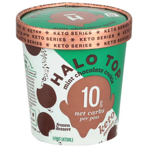 Halo Top Keto Series Mint Chocolate Cookie Dessert