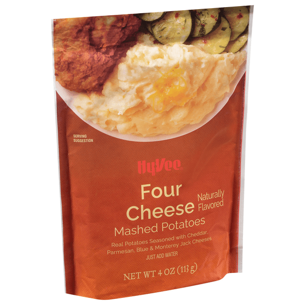 Hy-Vee Mashed Potatoes Four Cheese Flavor