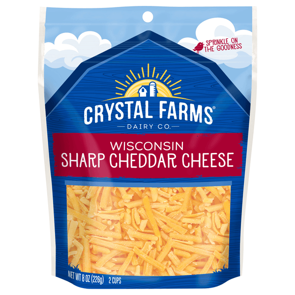 Crystal Farms Wisconsin Sharp Cheddar Cheese