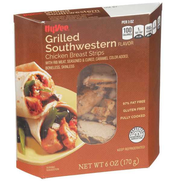 Hy-Vee Grilled Southwestern Chicken Breast Strips