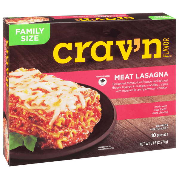 Crav'N Flavor Meat Lasagna