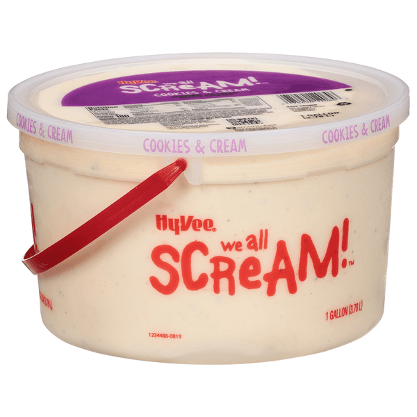 Hy-Vee Cookies & Cream Ice Cream