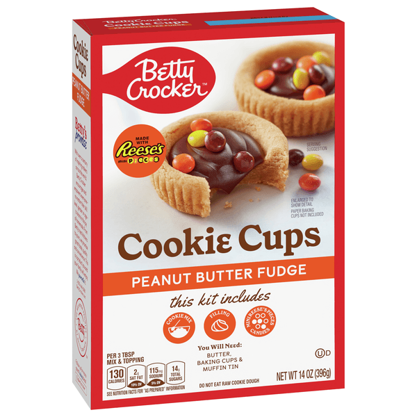 Betty Crocker Cookie Cups, Peanut Butter Fudge