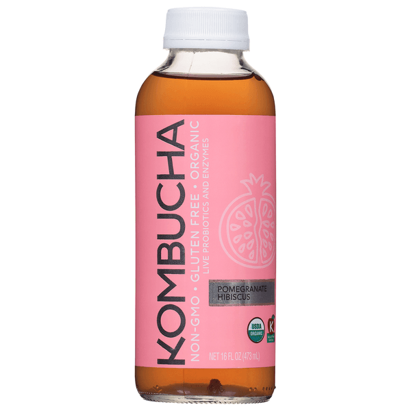 Hy-Vee Pomegranate Hibiscus Kombucha