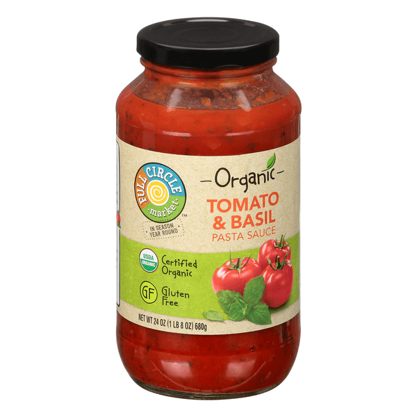 Full Circle Organic Tomato & Basil Pasta Sauce