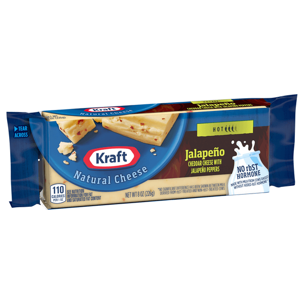 Kraft Jalapeno Cheddar Cheese Brick