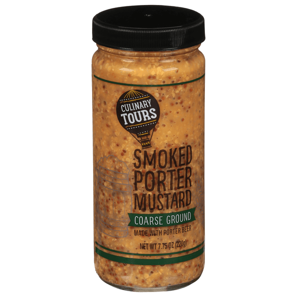 Culinary Tours Smoked Porter Mustard Coarse Ground