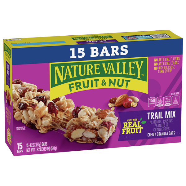 Nature Valley - Chwy Trl Mix Frt Nut Grn Bar