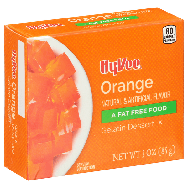 Hy-Vee Orange Gelatin Dessert