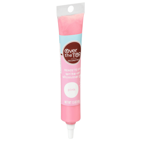 Over The Top Twinkle Pink Ready To Use Write-On Gel