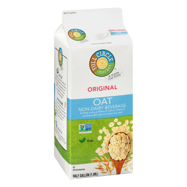 Full Circle Market Oat Beverage, Non-Dairy, Original