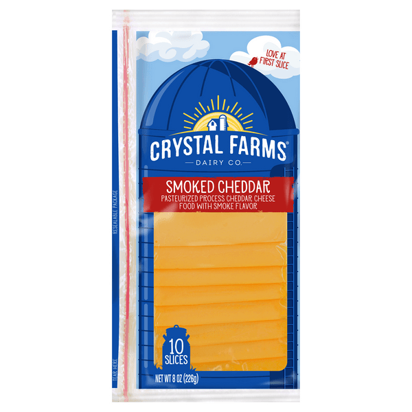 Crystal Farms Smoked Cheddar Deli Cheese