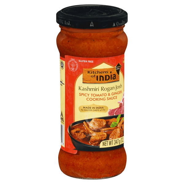 Kitchens Of India Spicy Tomato & Ginger Cooking Sauce Kashmiri Rogan Josh