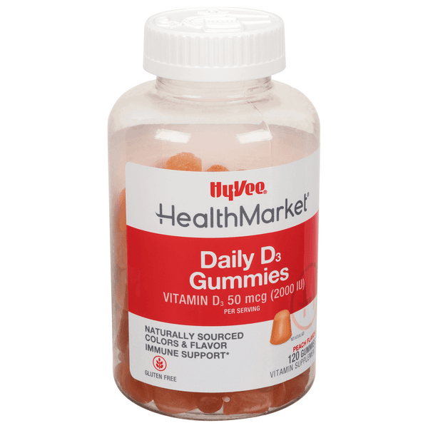 Hy-Vee Health Market Daily D3 2000 Iu Gummy Vitamins