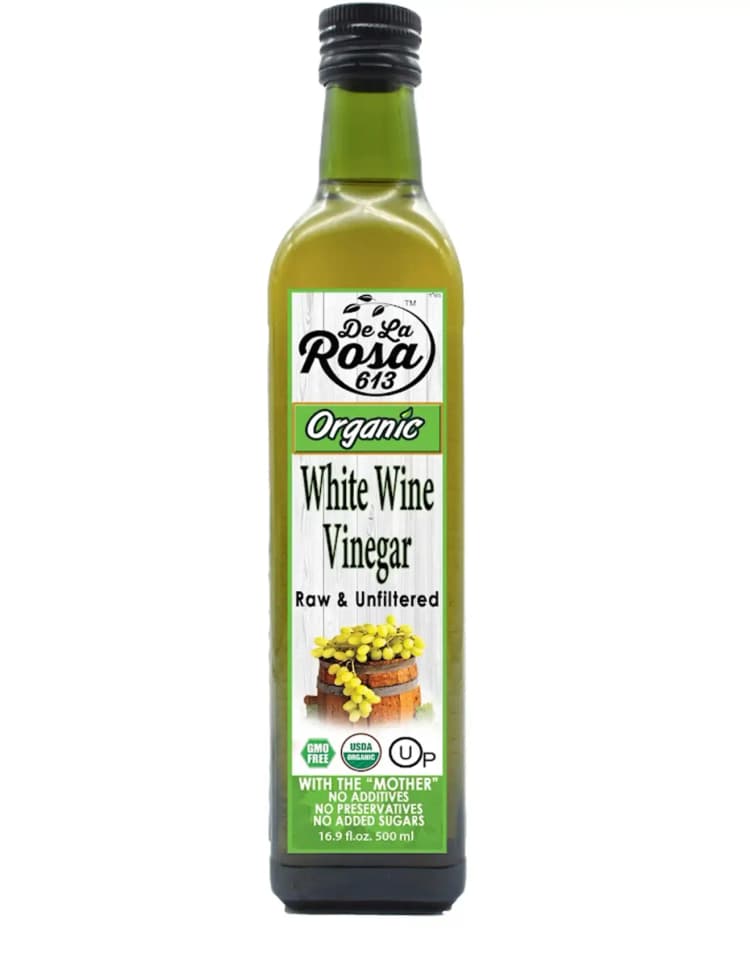 De La Rosa Organic White Wine Vinegar