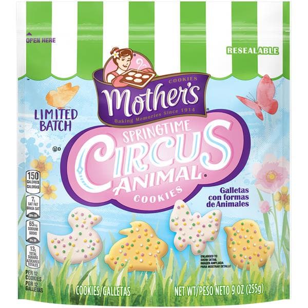 Mother'S Springtime Circus Animal Cookies