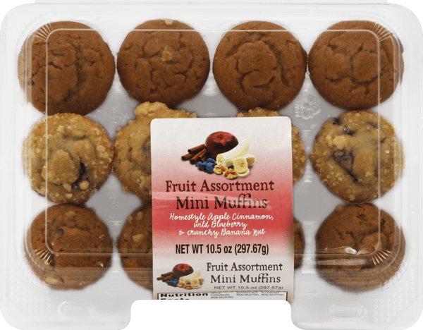 Fruit Assortment Mini Muffins