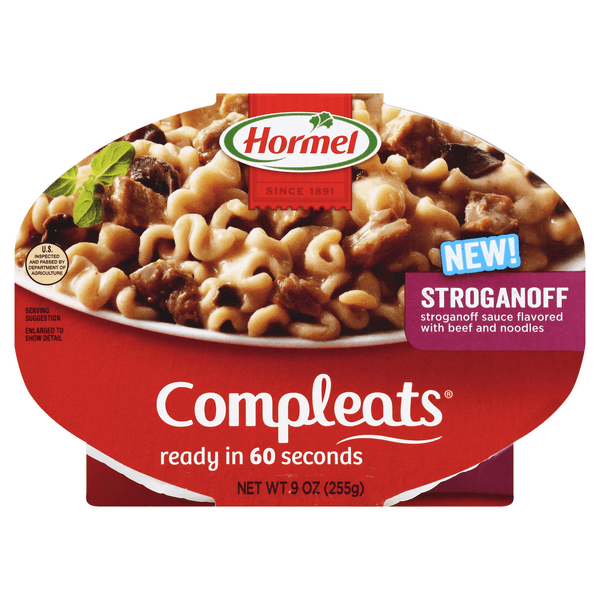 Hormel Compleats Microwave Meals Stroganoff