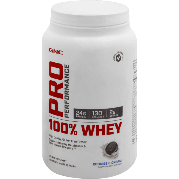 Gnc Pro Performance 100% Whey Cookies & Cream
