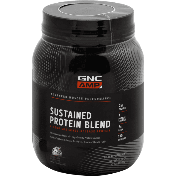 Gnc Amp-Sustained Choc Milkshake