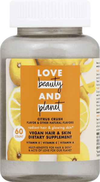 Love Beauty & Planet Hair & Skin, Citrus Crush, Gummies