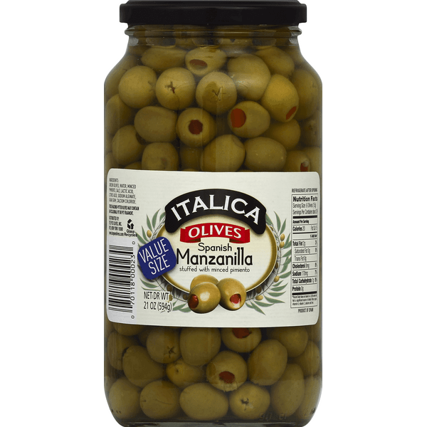 Italica Spanish Manzanilla Olives Value Size
