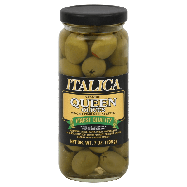 Italica Olives Spanish Queens Stuffed With Minced Pimiento