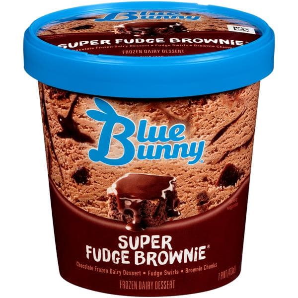 Blue Bunny Super Fudge Brownie Ice Cream