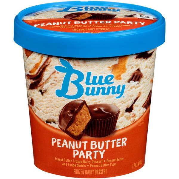 Blue Bunny Peanut Butter Party Ice Cream