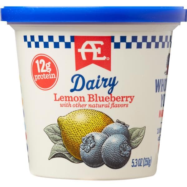 Anderson Erickson Dairy Lemon Blueberry Whole Milk Yogurt