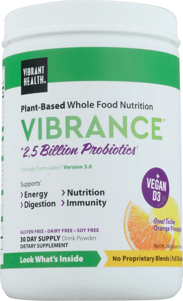 Vibrant Health Vibrance, Version 2.0, Drink Powder, Orange Pineapple