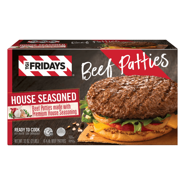 Tgi Fridays House Seasoned Beef Patties
