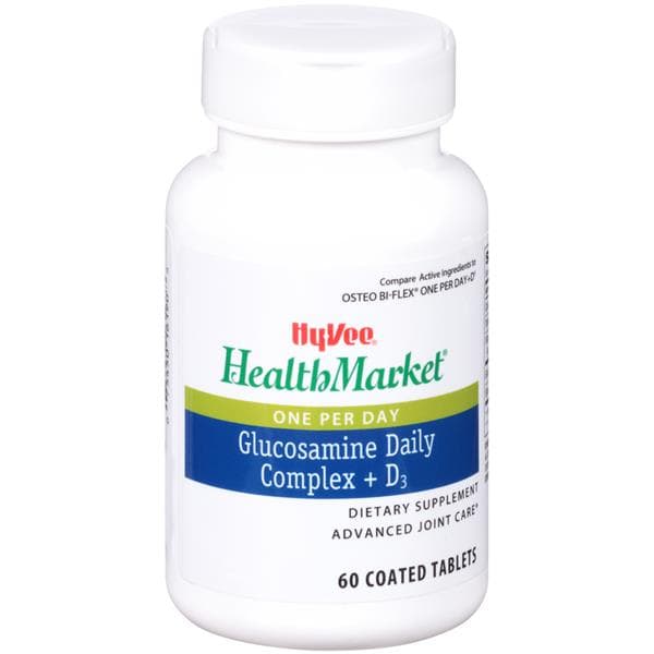 Hy-Vee Healthmarket One Per Day Glucosamine Daily Complex + D