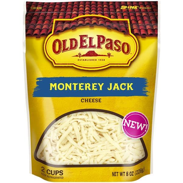 Old El Paso Monterey Jack Shredded Cheese