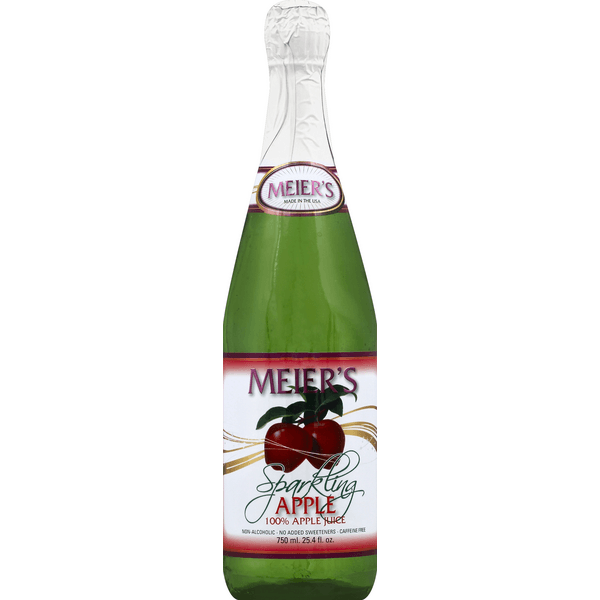 Meier'S Sparkling Apple 100% Apple Juice