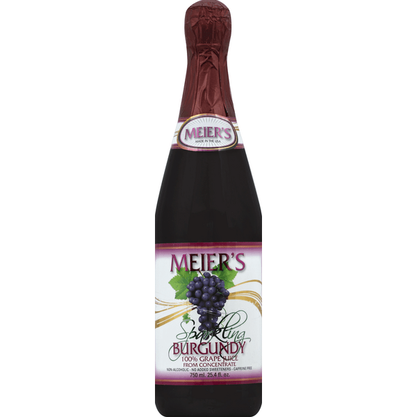 Meier'S Sparkling Burgundy 100% Grape Juice