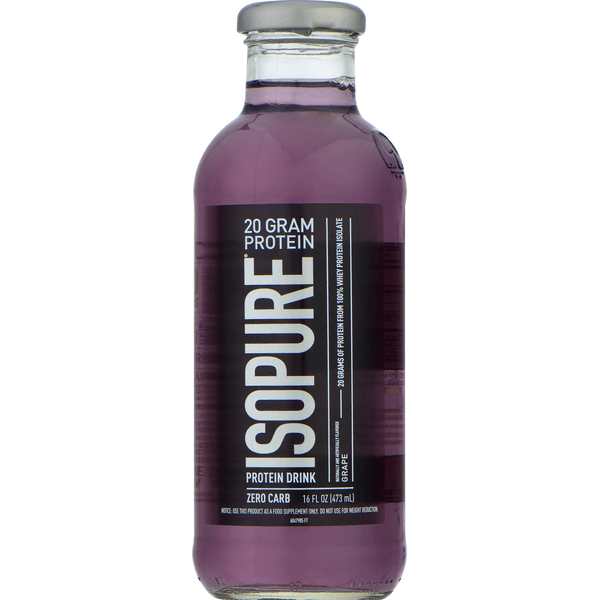 Isopure Protein Drink, Grape