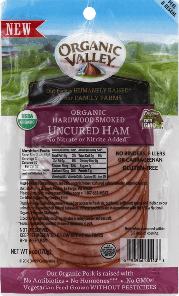 Organic Valley Hardwood Smoked Ham