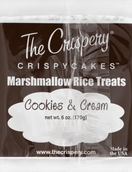 Crispery Crispycakes Cookies & Cream Marshmallow Rice Treats