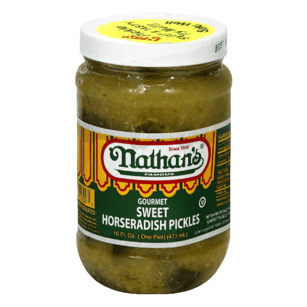 Nathan'S Sweet Horseradish Pickles