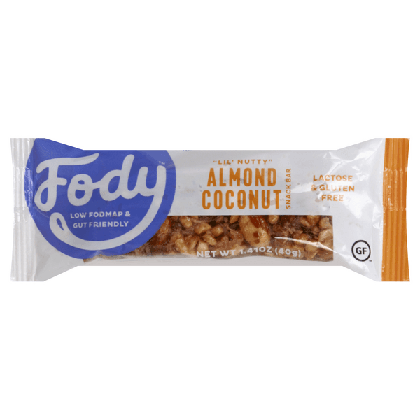 Is it Low FODMAP? Fody Snack Bar, Almond Coconut