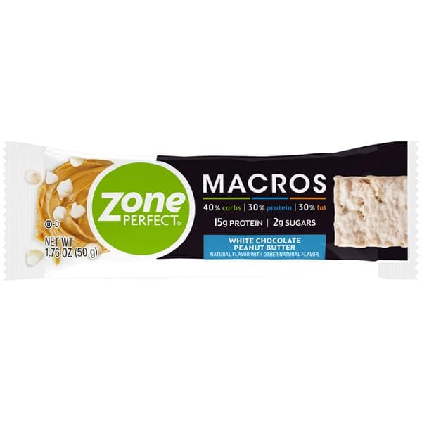 Zone Macros White Chocolate Peanut Butter Bar