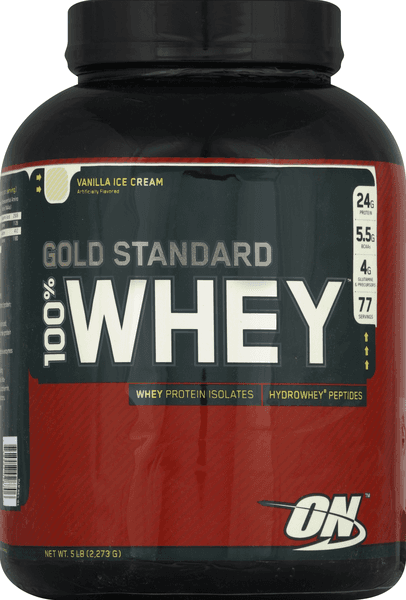 On Gold Standard 100% Whey Vanilla Ice Cream