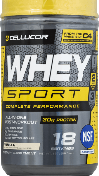 Cellucor Whey Sport Vanilla Powder